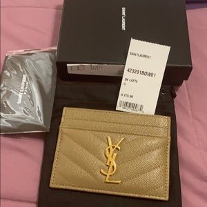 Saint Laurent card case